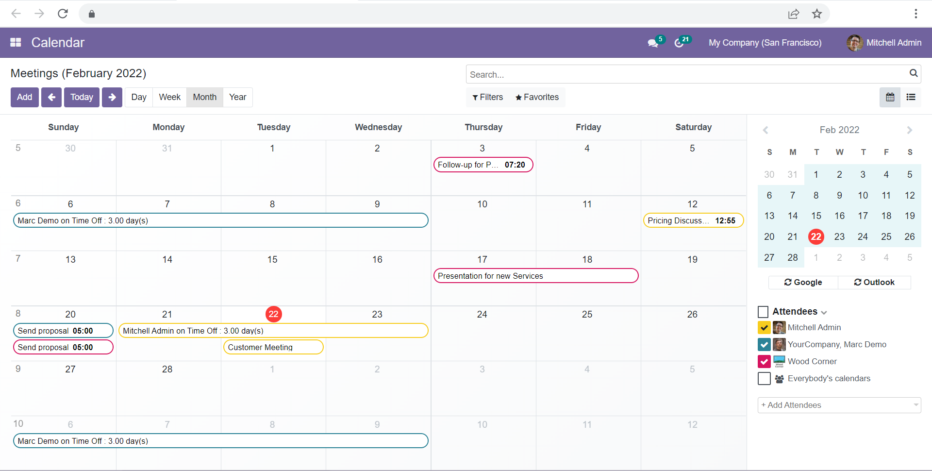 screenshot of Legal Office